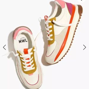 Madewell Kickoff Trainer Sneakers in Leather, Suede, and Nubuck